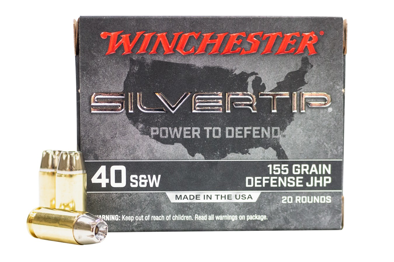 WIN SUPX 40SW 155GR STHP 20 - 556 Black Friday Promotion